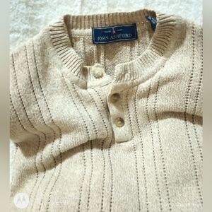 Vintage‎ Men's Pre-owned Designer Long Sleeve Grandpa Sweater Clearance